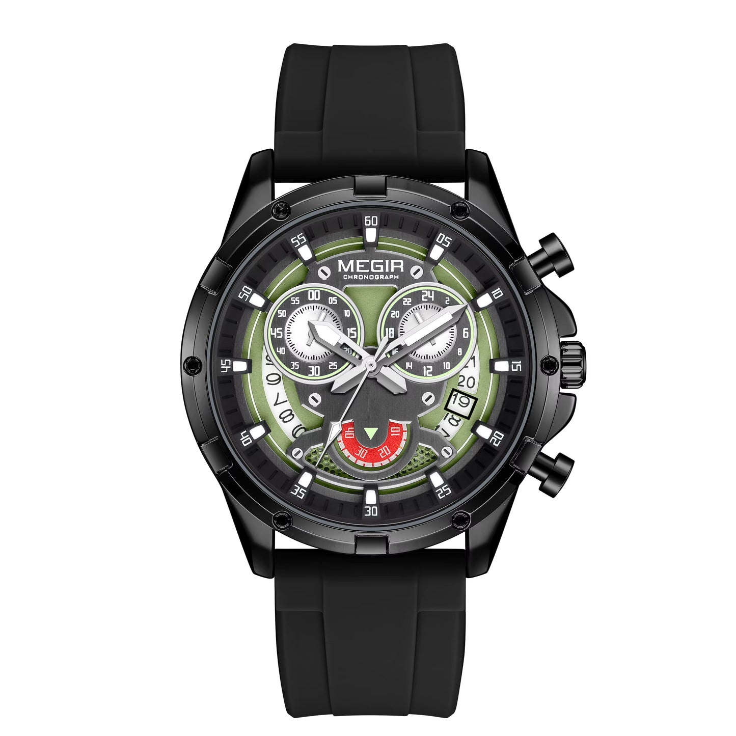 MEGIR 2248 Luxury Watches for Men Multifunction Sports Quartz Wristwatch Chronograph Waterproof Luminous