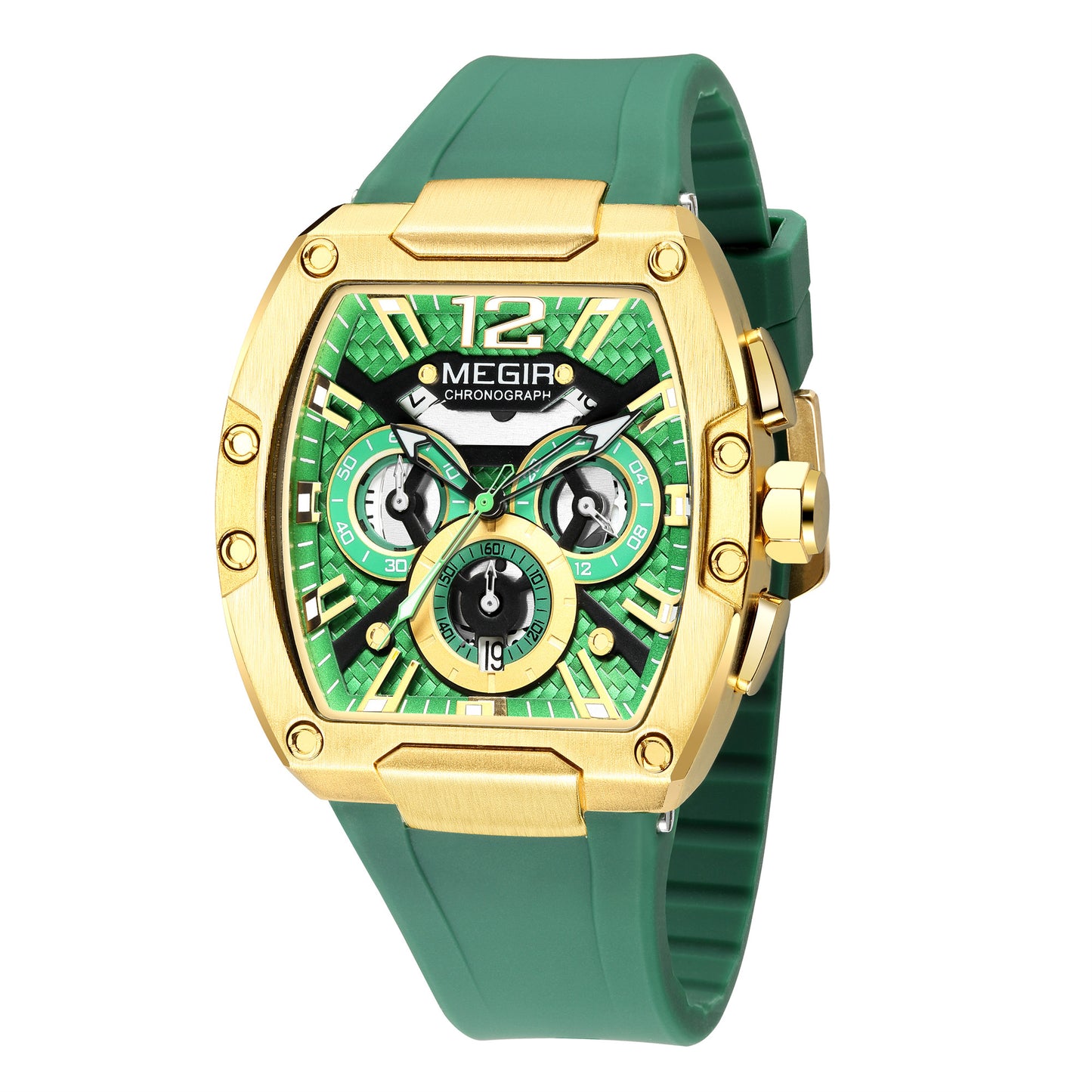 MEGIR Chronograph Sport Watch | Waterproof & Luminous Quartz for Men