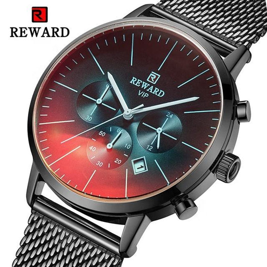 Business Chronograph Men's Stainless Steel Watch