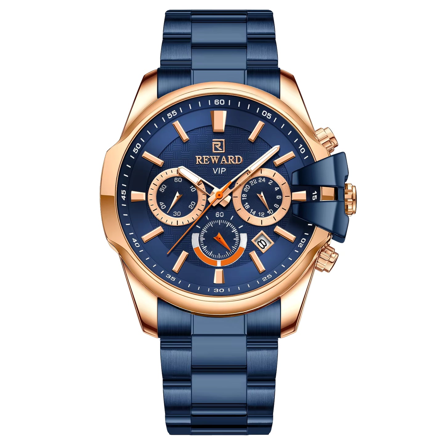 New Reward Vip Watch Man Luxury Unique Case Design Stainless Steel Fashion Business High Quality Watches Men Wrist