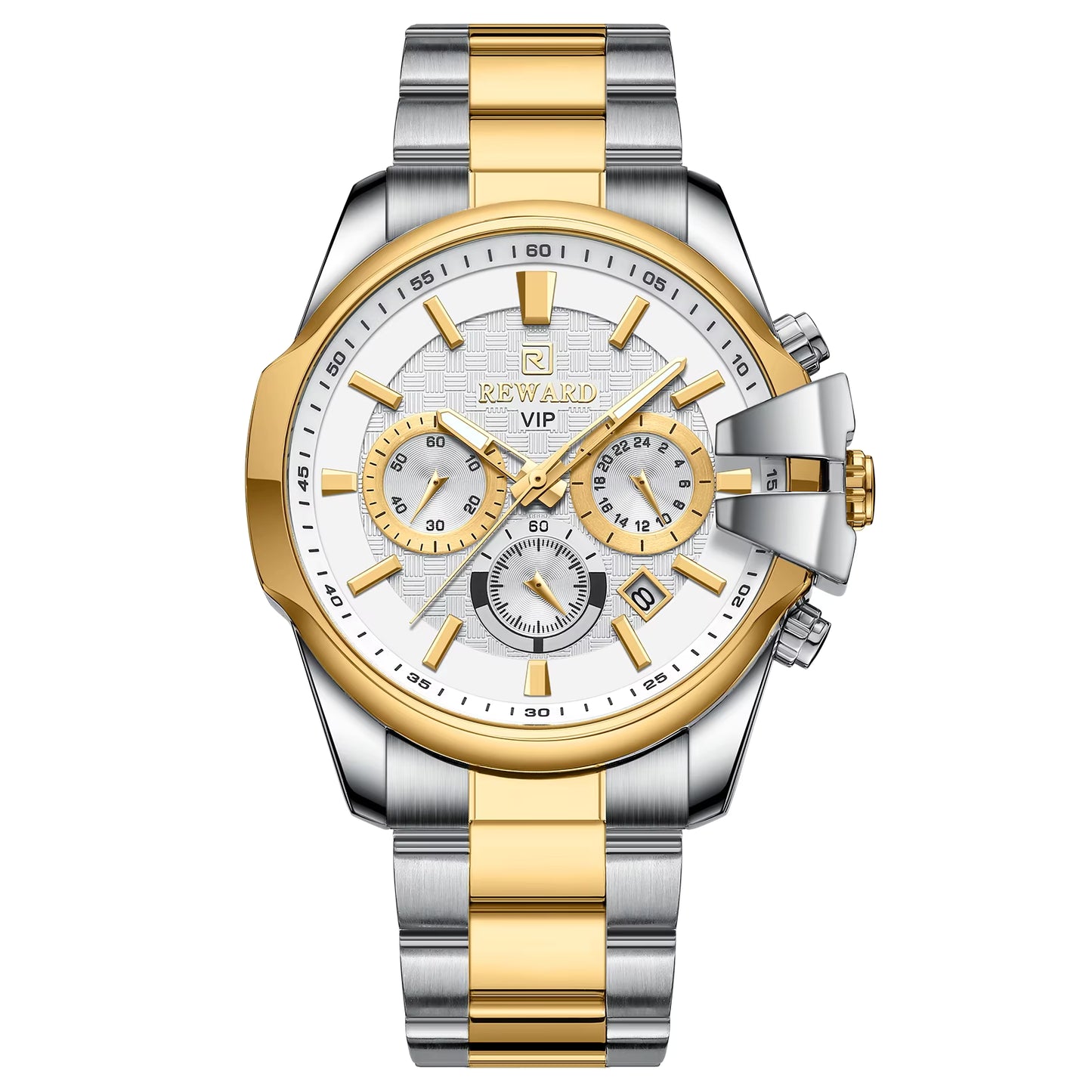 New Reward Vip Watch Man Luxury Unique Case Design Stainless Steel Fashion Business High Quality Watches Men Wrist