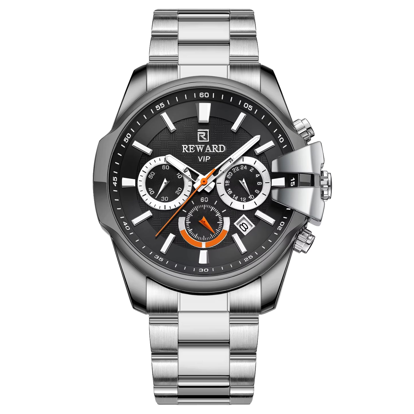 New Reward Vip Watch Man Luxury Unique Case Design Stainless Steel Fashion Business High Quality Watches Men Wrist