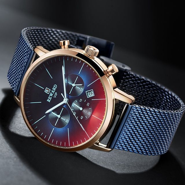 Business Chronograph Men's Stainless Steel Watch