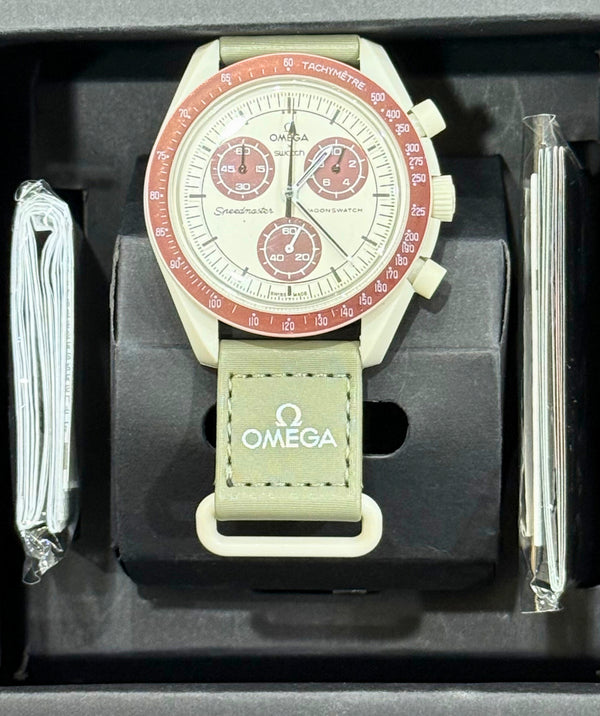 Omega Swatch Style Chronograph – Pluto Cold Edition (2025)